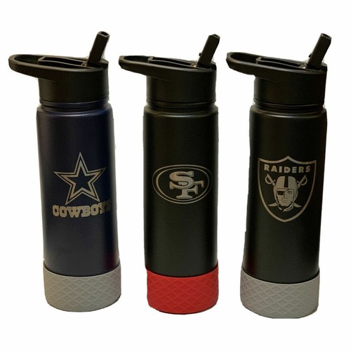 Nfl team 32oz stainless steel - stainless,