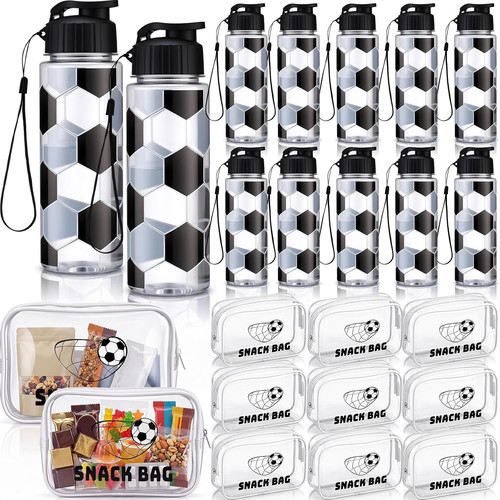 Pcs soccer water bottle and - soccer,